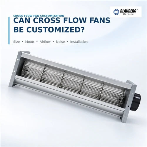 Mogu li se ventilatori s križnim protokom prilagoditi?