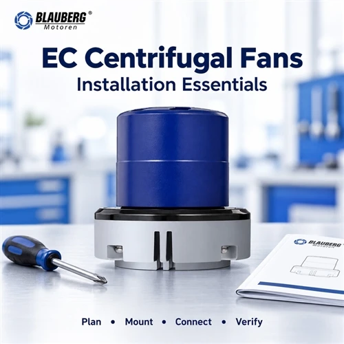Kako instalirati Ec centrifugalni ventilator?