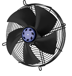 Axial fan with wall ring