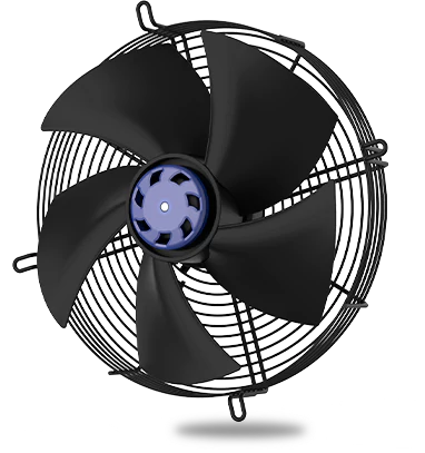 Blauberg axial fan with wall ring